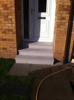 Granite doorsteps from Step by Step Granite Glasgow